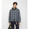 Reversible Check Hooded Jacket