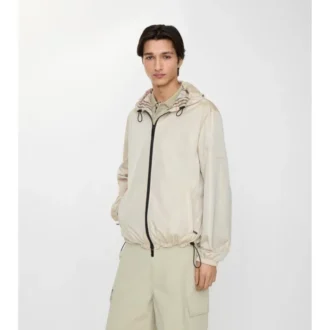 Reversible Check Hooded Jacket