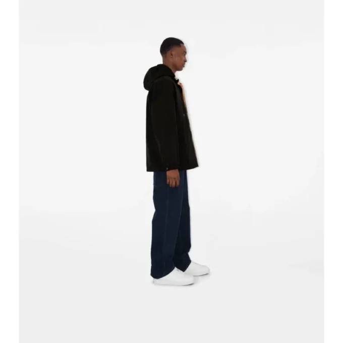 Reversible Check Hooded Jacket