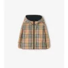 Reversible Check Hooded Jacket