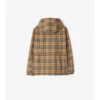 Reversible Check Hooded Jacket