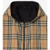 Reversible Check Hooded Jacket