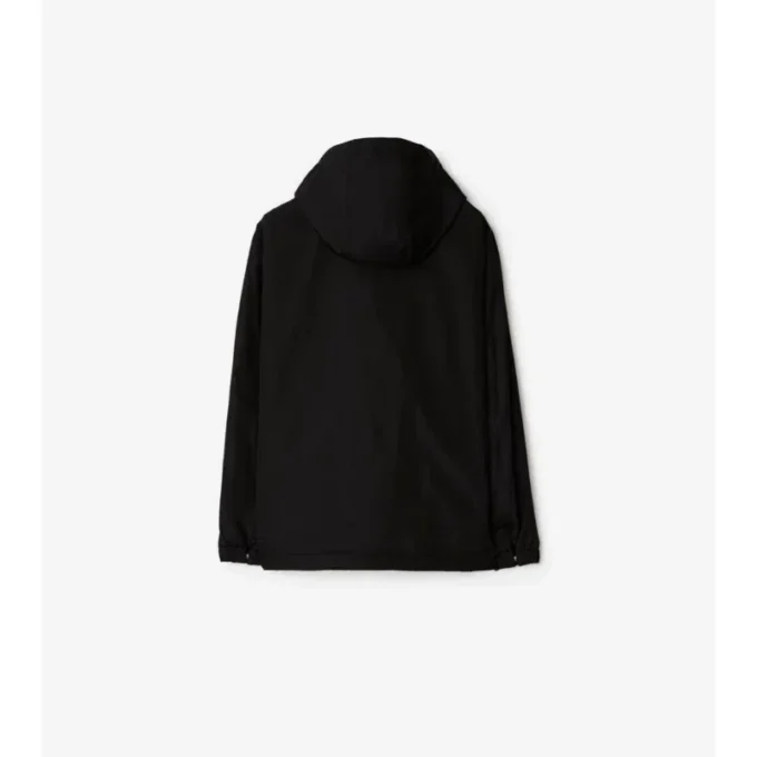 Reversible Check Hooded Jacket