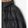 Reversible Check Hooded Puffer Jacket