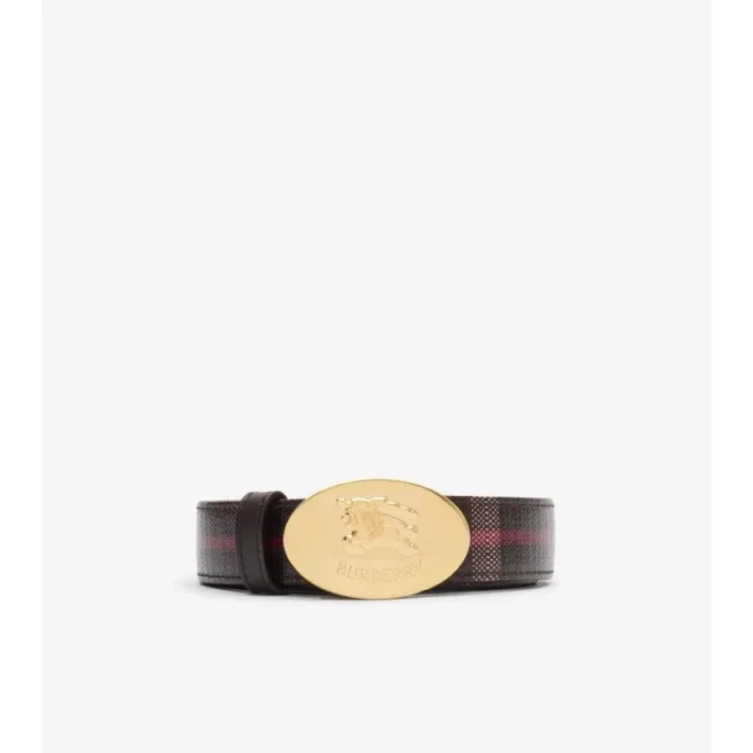 Reversible Check Knight Stamp Belt 