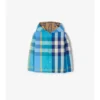 Reversible Check Nylon Hooded Jacket