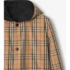 Reversible Check Nylon Hooded Jacket