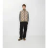 Reversible Check Puffer Gilet