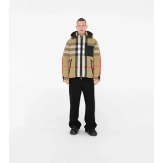 Reversible Check Puffer Jacket