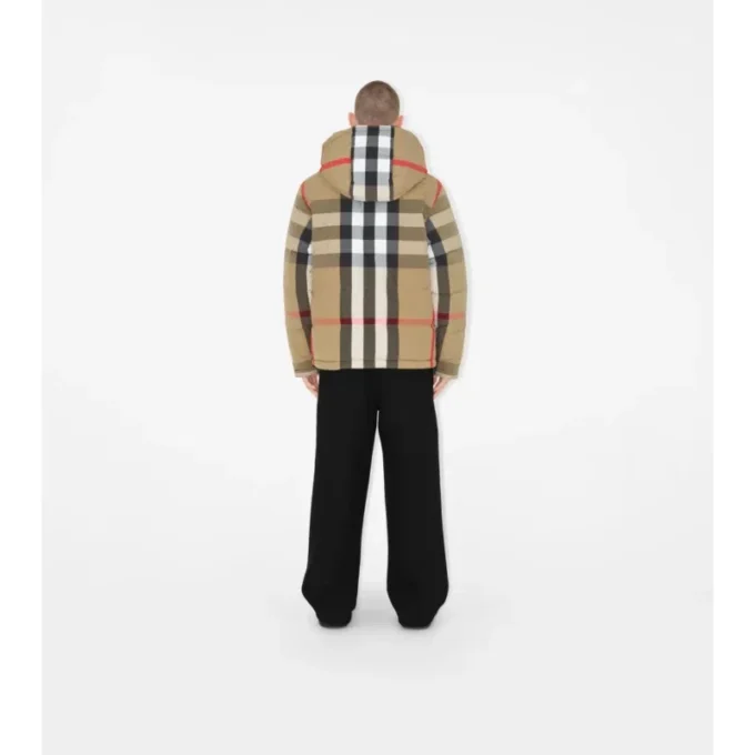 Reversible Check Puffer Jacket