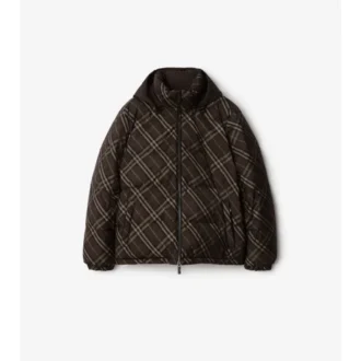 Reversible Check Snowdon Puffer Jacket