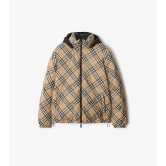 Reversible Check Snowdon Puffer Jacket