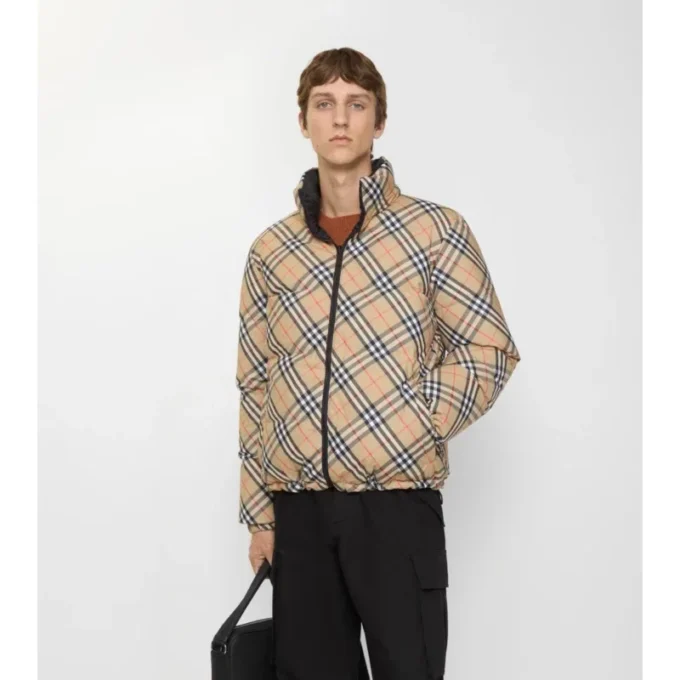 Reversible Check Snowdon Puffer Jacket