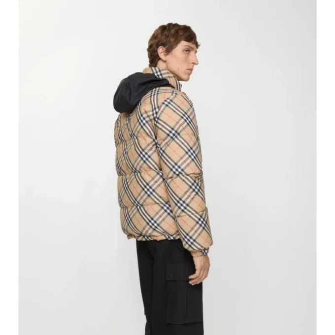 Reversible Check Snowdon Puffer Jacket