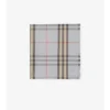 Reversible Check Wool Silk Scarf