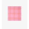 Reversible Check Wool Silk Scarf