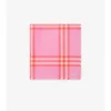 Reversible Check Wool Silk Scarf