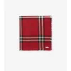 Reversible Check Wool Silk Scarf