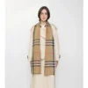 Reversible Check Wool Silk Scarf