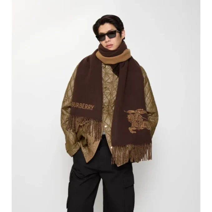 Reversible Ekd Cashmere Scarf