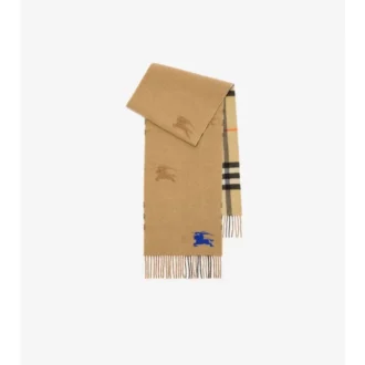 Reversible Ekd Check Cashmere Scarf