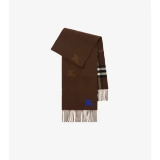 Reversible Ekd Check Cashmere Scarf