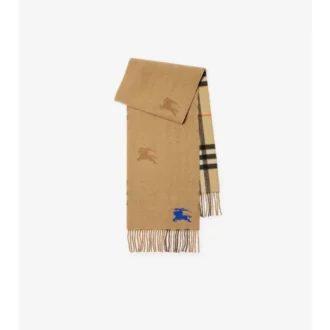 Reversible Ekd Check Cashmere Scarf