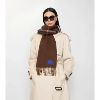 Reversible Ekd Check Cashmere Scarf