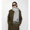 Reversible Ekd Check Cashmere Scarf