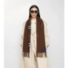 Reversible Ekd Check Cashmere Scarf