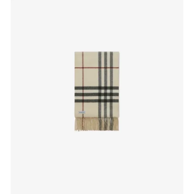 Reversible Ekd Check Cashmere Scarf