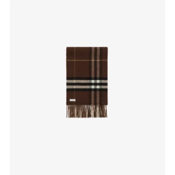 Reversible Ekd Check Cashmere Scarf
