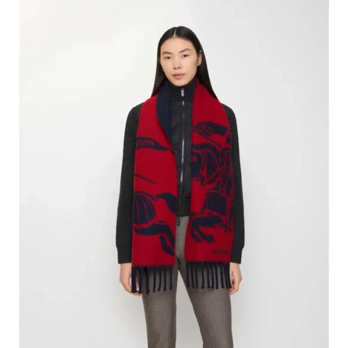 Reversible Ekd Wool Scarf