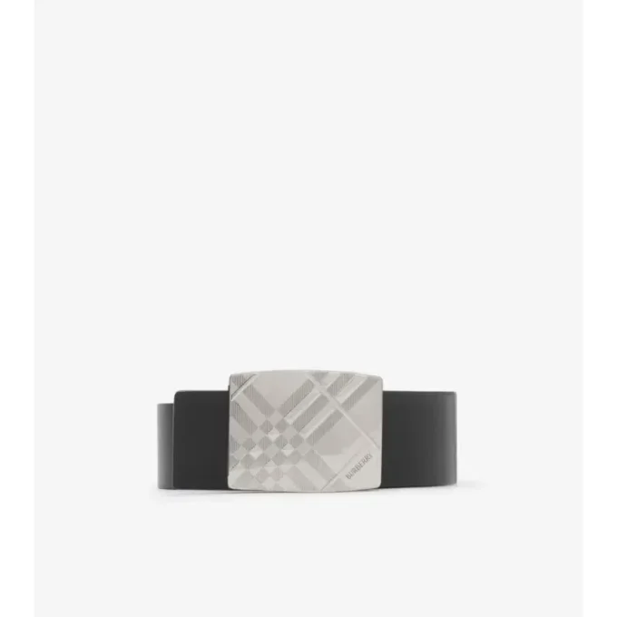 Reversible Engraved Check Belt