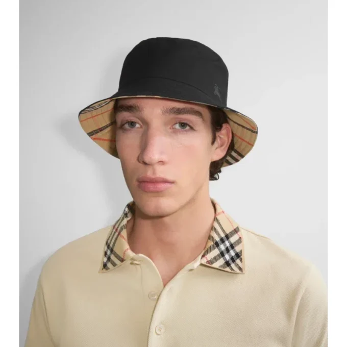 Reversible Gabardine Bucket Hat