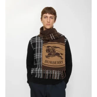 Reversible Knight Stamp Scarf