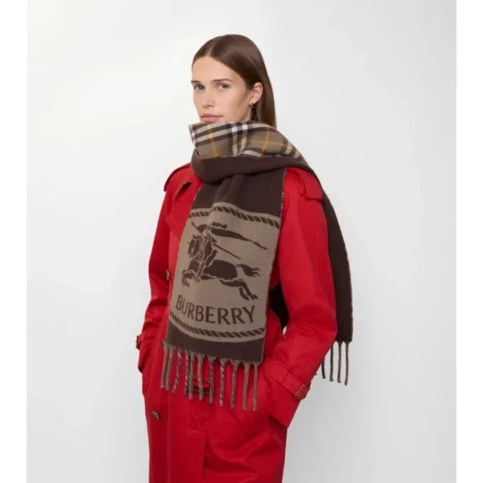Reversible Knight Stamp Scarf