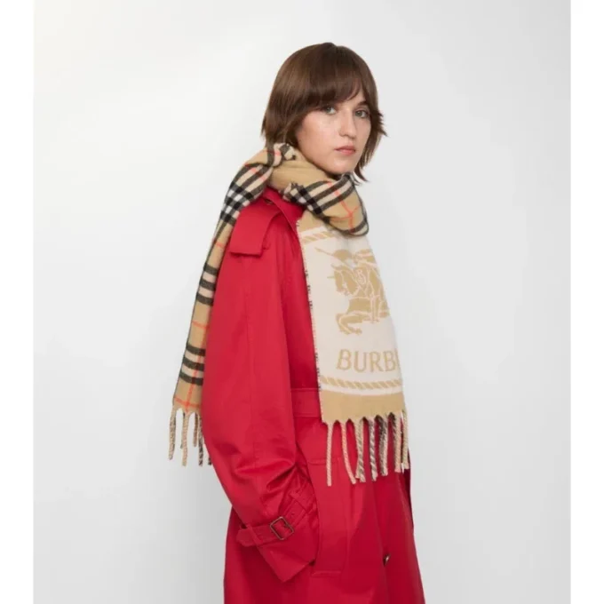 Reversible Knight Stamp Scarf