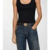 Reversible Leather Rider Belt 