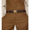 Reversible Leather Rider Belt 