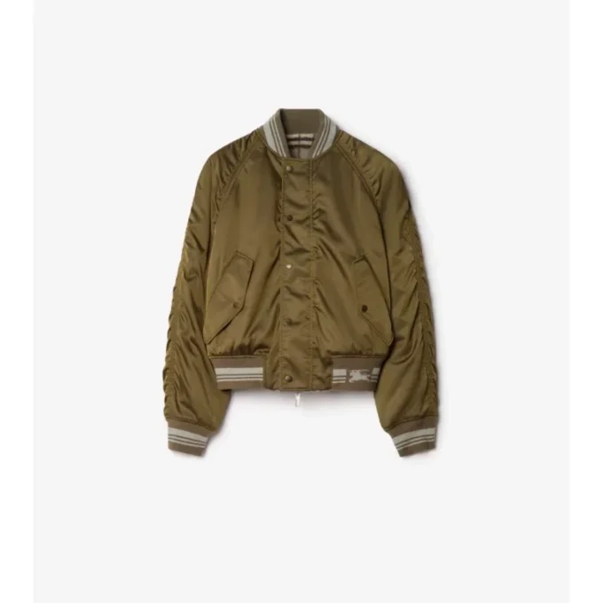 Reversible Nylon Bomber Jacket