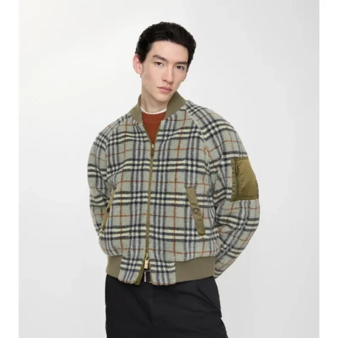 Reversible Nylon Bomber Jacket