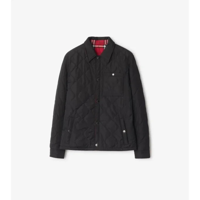 Reversible Quilted Nylon Overshirt