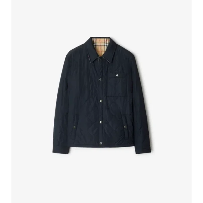Reversible Quilted Nylon Overshirt