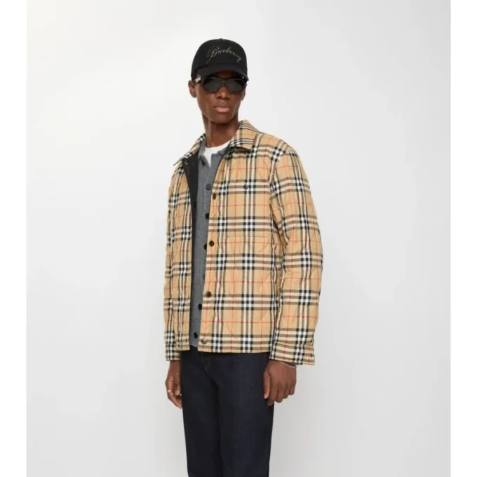 Reversible Quilted Nylon Overshirt