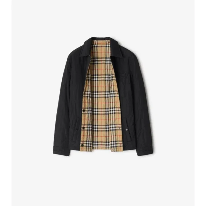 Reversible Quilted Nylon Overshirt