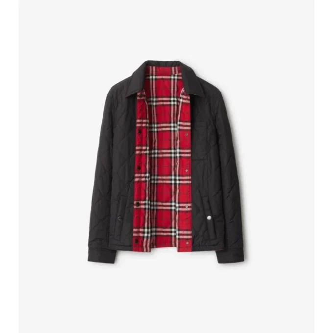 Reversible Quilted Nylon Overshirt