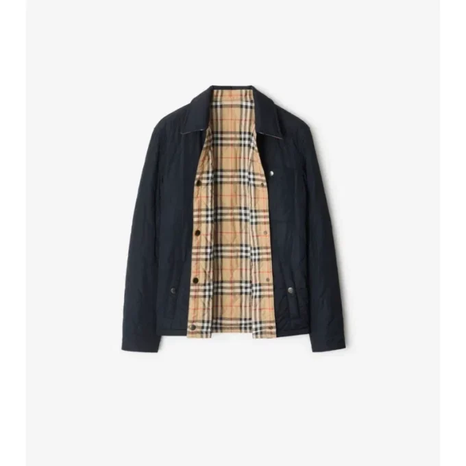 Reversible Quilted Nylon Overshirt