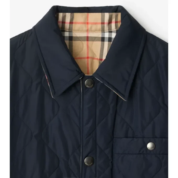 Reversible Quilted Nylon Overshirt