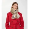Reversible Shearling Scarf